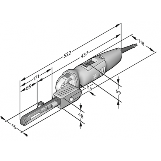FEIN ΤΡΙΒΕΙΟ - ΛΙΜΑ BF 10-280 E FEIN ΤΡΙΒΕΙΟ - ΛΙΜΑ BF 10-280 E