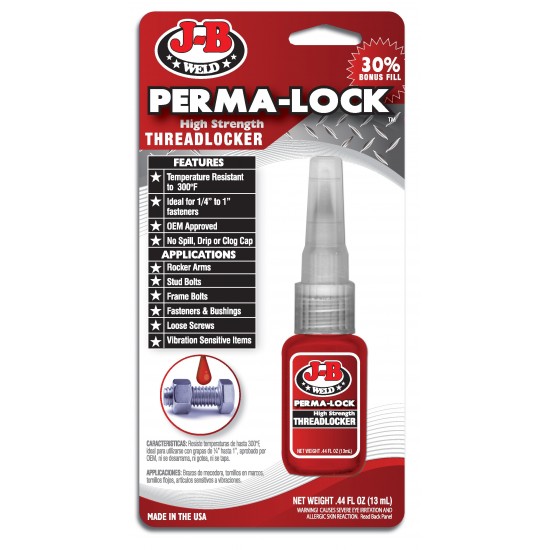 J-B PERMA LOCK RED