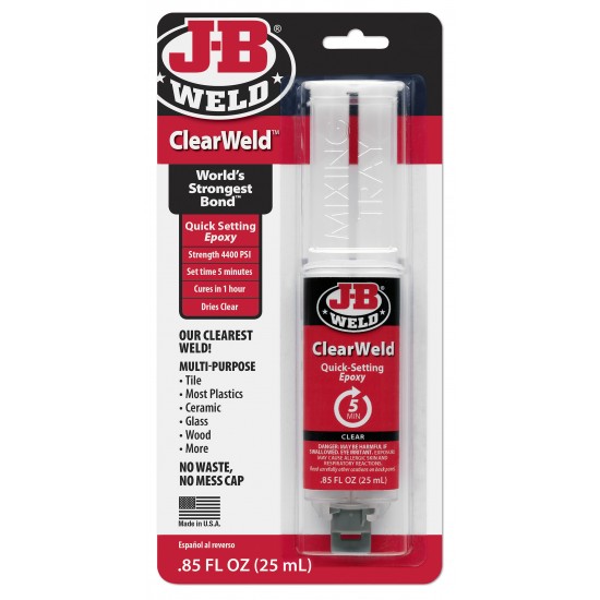 J-B CLEAR WELD (Syringe)